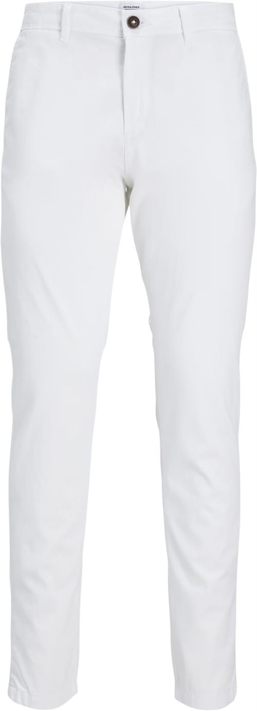 Jack & Jones Jpstmarco Jjbowie SA Noos Mand White Chinos Str "29/""34" - hos Magasin