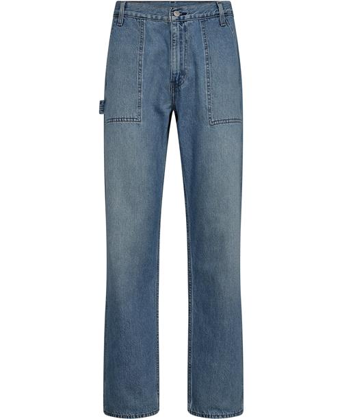 Se Levi's 555 Relaxed Strt Utility Every Mand Blå Jeans Straight Fit Str W33 / L32 - hos Magasin ved Magasin