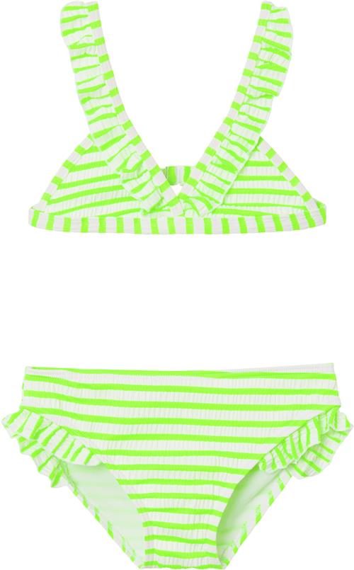 Name It Nkfzaley Bikini Str 134/140 - Green Gecko/jet Stream Bikinier hos Magasin