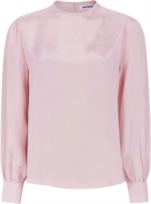 Soft Rebels Srnikki Highneck Blouse Kvinde Ballerina Langærmede Bluser Str S - hos Magasin