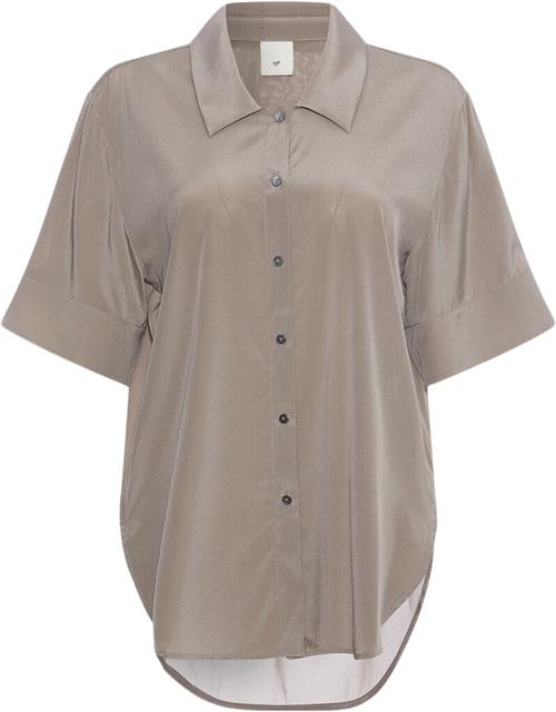 Heartmade ¤ Matea Shirt HM ¤ Kvinde Cork Kortærmede Bluser Str 38 - hos Magasin