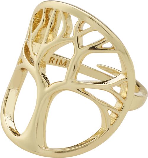 Pilgrim Alia Recycled Ring Goldplated one size - Ringe Træ hos Magasin