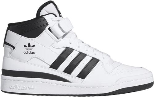 Se adidas Forum mid Mand Ftwwht/cblack/ftwwht Sneakers Str 9.5 - Læder hos Magasin ved Magasin