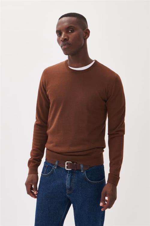 Matinique Mapetro Mand Cambridge Brown Sweaters Regular Fit Str S - hos Magasin