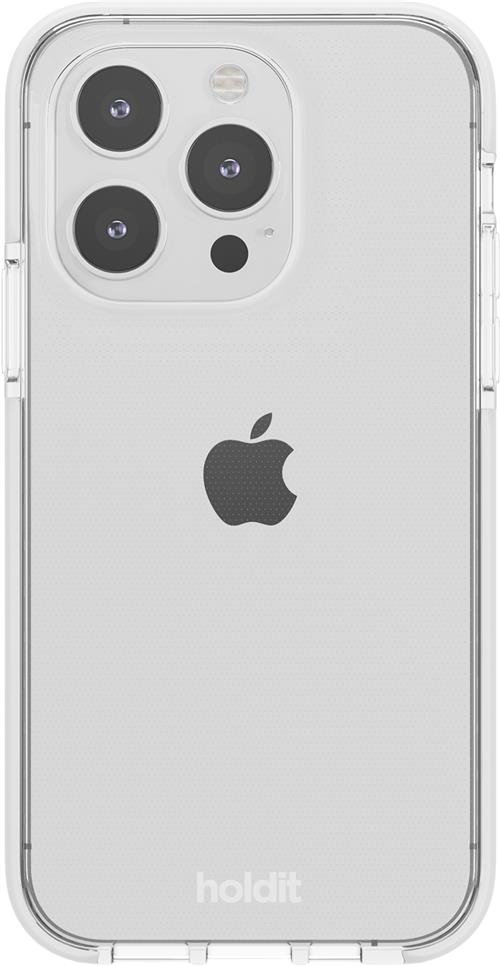 HoldIt Seethru Case Iphone 15 Pro White 76x13x140 mm - Mobil Covers hos Magasin