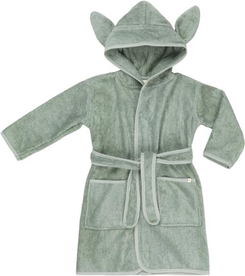 Fabelab Bathrobe Junior - Bunny - Eucalyptus Str Wear 5-7Y - Eucalyptus Morgenkåber hos Magasin