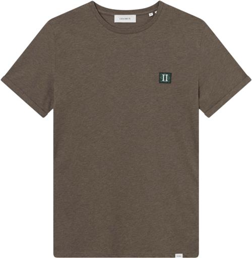 Les Deux Piece 2.0 Tshirt Mand Mountain Grey Melange/posy Green-pine Green Kortærmede T-shirts Str S - hos Magasin