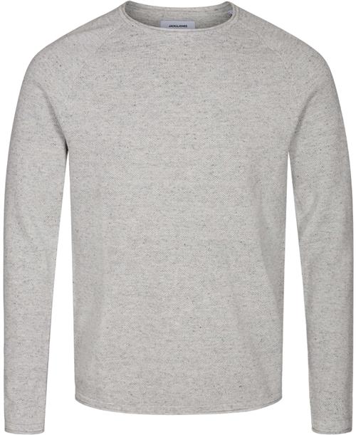 Jack & Jones Jjehill Knit Crew Neck Noos Mand Grå Sweaters Str S - hos Magasin