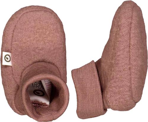 Müsli by Green Cotton Woolly Fleece Booties Str 56/68 - Daydream Fleece Merino Uld hos Magasin