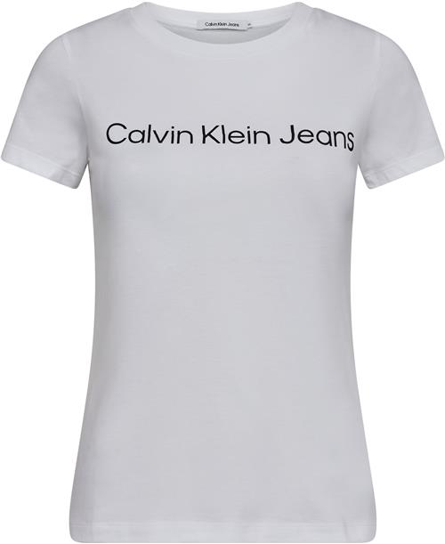 Se Calvin Klein Slim fit Tshirt With Logo Kvinde Yaf Kortærmede T-shirts Str XS - Bomuld hos Magasin ved Magasin