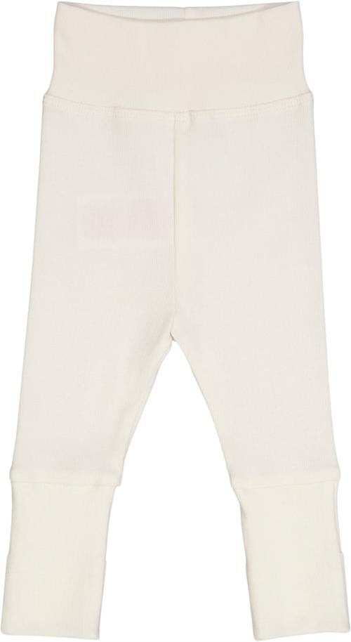 Se Müsli by Green Cotton Rib Pants Str 68 - Balsam Cream Bukser Bomuld hos Magasin ved Magasin