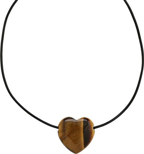 Pilgrim Stay Tiger eye Necklace Silverplated one size - Halskæder Med Vedhæng hos Magasin