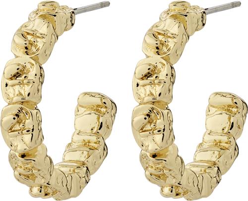 Pilgrim Scottie Recycled Hoop Earrings Goldplated one size - Creoler hos Magasin