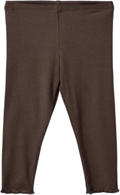 Se Sofie Schnoor Leggings Str 2-4 mdr / 62 cm - Chocolate Brown Leggings hos Magasin ved Magasin