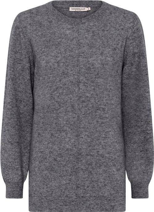 Se Micha Jumper_ Elaine Cashmere Kvinde D.Grey Mel Sweaters Str XL Cashmere - hos Magasin ved Magasin