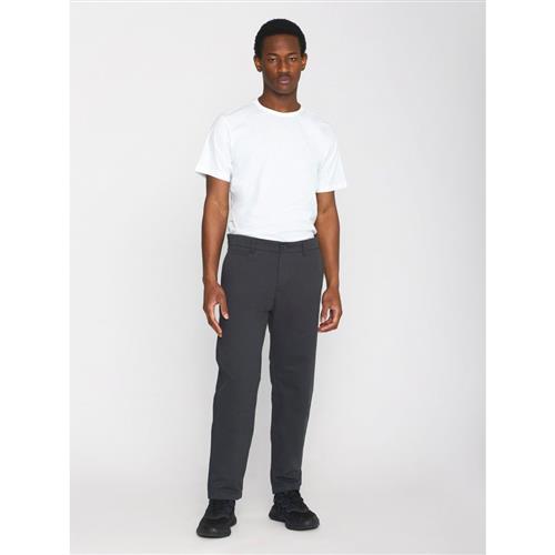 Knowledge Cotton Apparel Chuck Regular Chino Twill Pants Gots/vegan Mand Mørkegrå Chinos Str 31/34 - Bomuld hos Magasin