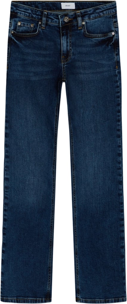 Se Grunt Texas Low Flare Blue Str 24/11Y - Blue Jeans hos Magasin ved Magasin