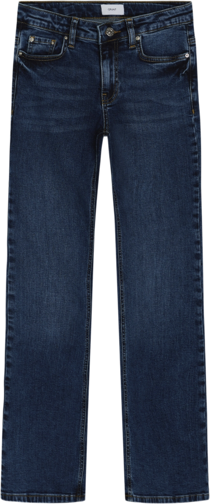 Grunt Texas Low Flare Blue Str 29/16Y - Blue Jeans hos Magasin