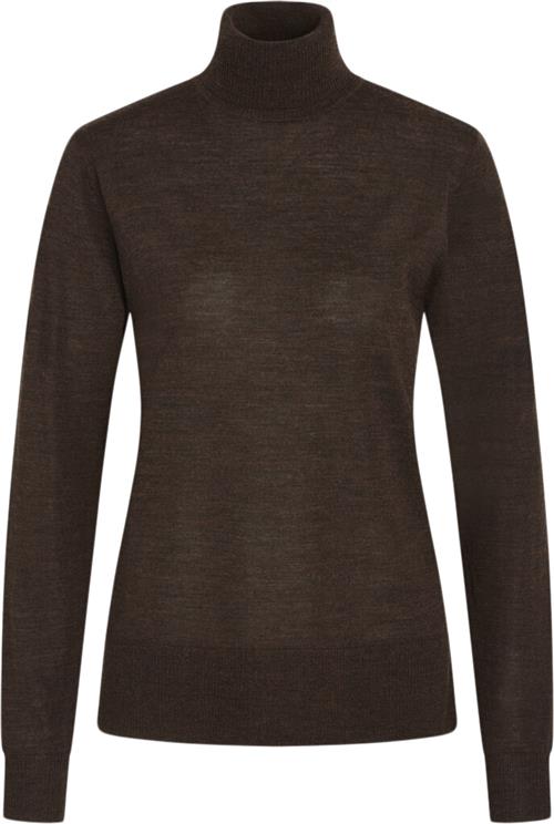 Bruuns Bazaar Charlenebbroll Neck Knit Kvinde Delicioso Sweaters Str XS - hos Magasin