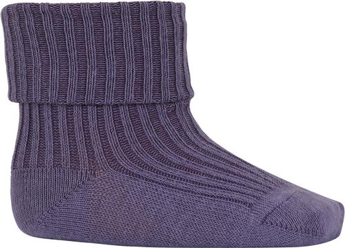 Se mpKids Cotton rib Baby Socks Str 25/28 - Lavender Dust Strømper hos Magasin ved Magasin