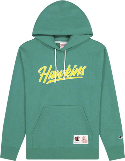 Se Champion Hooded Sweatshirt Mand Cadmium Green Hoodies Str XS - Bomuld hos Magasin ved Magasin