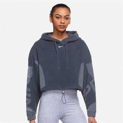 Nike Pro Therma Fit Adv Cropped Fleece Traeningshaettetroje S - Hættetrøjer & Sweatshirts hos Magasin