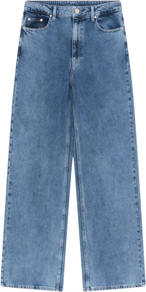 Se 2NDDAY 2ND Rodet TT Classic Denim Kvinde Light Blue Wide Jeans Str 25 Denim - hos Magasin ved Magasin