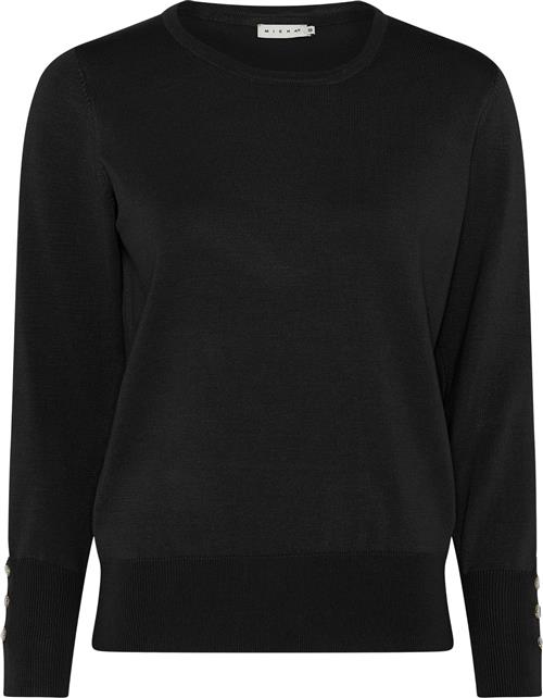 Micha BB Jumper_BB Springviscoseknit Kvinde Black Sweaters Str XL - hos Magasin