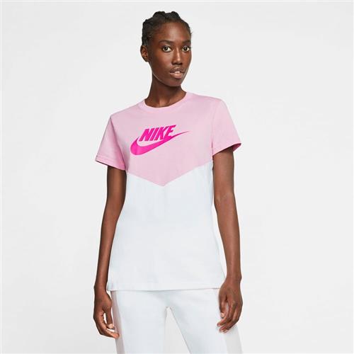 Nike Sportswear Heritage T Shirt S - Trænings T-shirts Bomuld hos Magasin