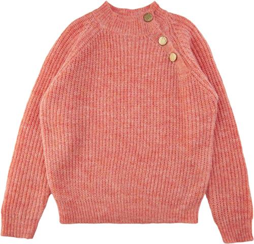 Soft Gallery Sgkiki Knit Pullover Str 4y - Crabapple Strik Polyester hos Magasin