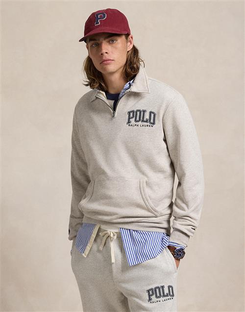 Polo Ralph Lauren Graphic Fleecelsl-sws Mand Grå Sweatshirts Str XL - hos Magasin