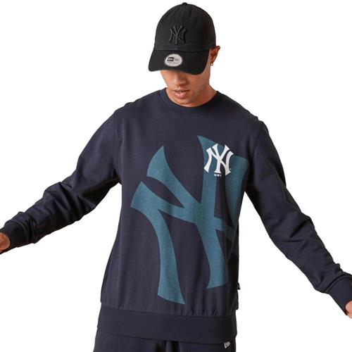 Se New Era Washed Pack Graphic Crew Neyya Mand Blue Sweatshirts Str L - Bomuld hos Magasin ved Magasin