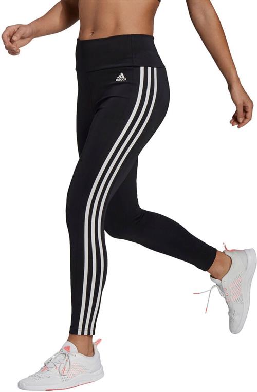 adidas Designed to Move Highrise 3-ipes 7/8 Træningstights S - Tights Polyester hos Magasin