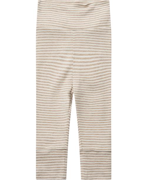 Se Magasin du Nord Collection Magasin Newborn Leggings Gots Str 50 Beige Stripe Leggings Bomuld ved Magasin