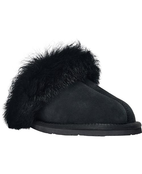 Lovelies Vigra Shearling Slippers Kvinde Beluga Hjemmesko Str 40 - Uld hos Magasin