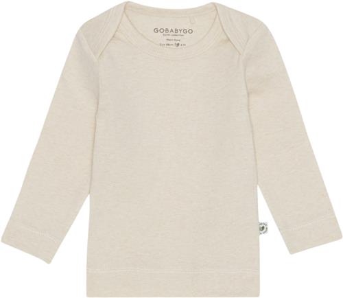 GoBabyGo Elm Blouse Plantefarvet Str 18m (86cm) - Vanilla Bluser Bomuld hos Magasin