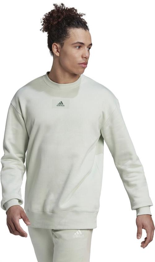 adidas Essentials Feelvivid Cotton Fleece Drop Shoulder Sweatshirt S - Sweatshirts Bomuld hos Magasin