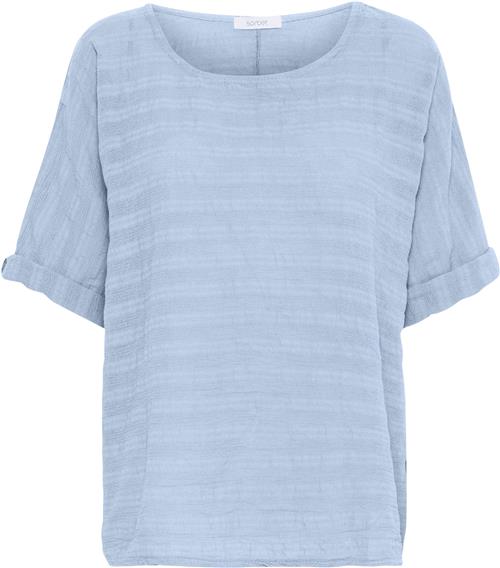 Sorbet Sbjasmin 34 TEE Kvinde Cerulean Kortærmede T-shirts Str M/L - hos Magasin