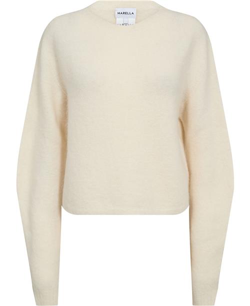 Marella Ovidio Kvinde Cream Sweaters Str XL - Uld hos Magasin