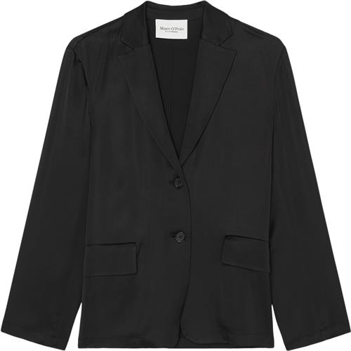 Marc O’Polo Blazer, Modern Sateen Style, Relaxe Kvinde Black Blazere Str 42 - hos Magasin