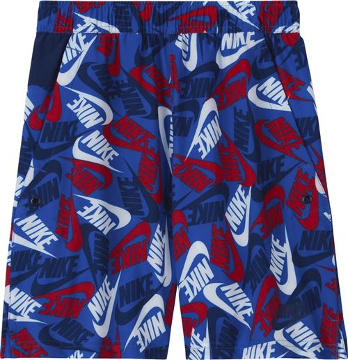 Nike Sportswear Woven Printed Shorts Str 137-147 / M - Blue Shorts & Bloomers Polyester hos Magasin