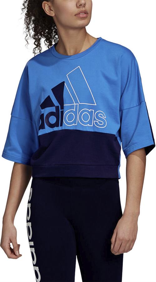 adidas Must Haves Colorblock Sweatshirt L - Hættetrøjer & Sweatshirts Bomuld hos Magasin