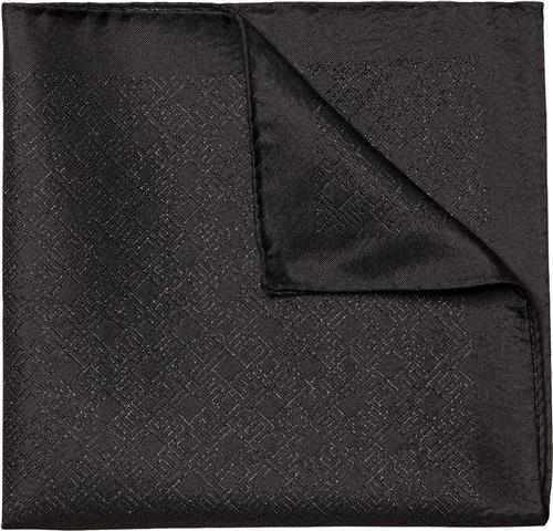 ETON Black Doublee Silk Blend Pocket Square One Size - Lommeklude hos Magasin