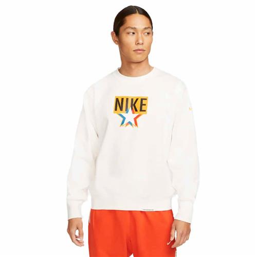 Se Nike M NK S.I. Graphic Crew Mand Grey Sweatshirts Str XL - Bomuld hos Magasin ved Magasin