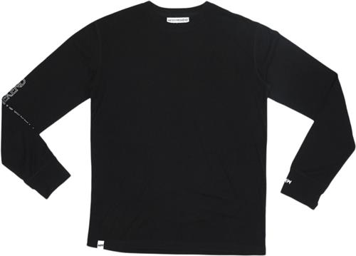 MessyWeekend Base Layer Shirt Mand Black Langærmede T-shirts Str L - Merino Uld hos Magasin