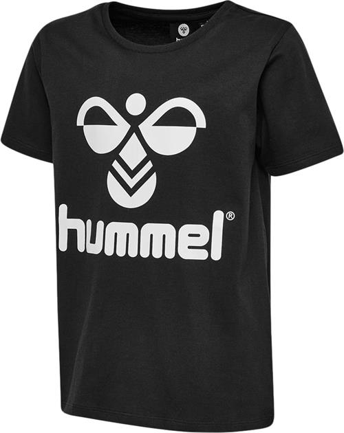 Hummel Tres Tshirt Str 12 år / 152 cm - Black Kortærmede T-shirts hos Magasin