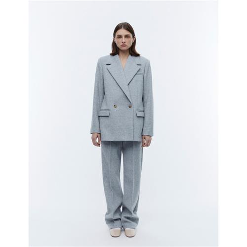 Se 2NDDAY 2ND Hermanna Heavy Wool Kvinde Drizzle Blazere Str 36 - hos Magasin ved Magasin