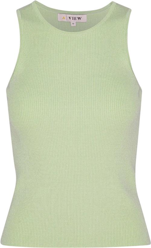 Se A-VIEW Rib Knit Tank top Kvinde Mint Tanktoppe Tight Fit Str L - hos Magasin ved Magasin