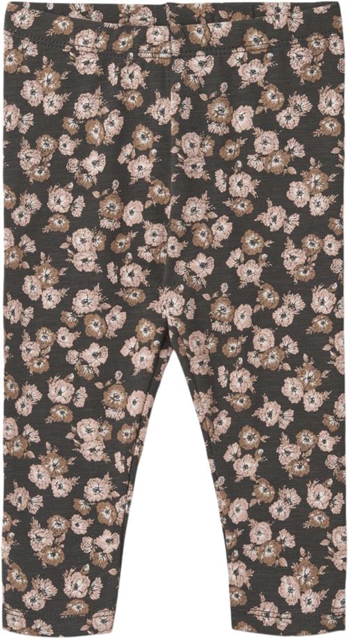 Wheat Jersey Leggings Jules Str 68/6m - Raven Anemones Leggings Bomuld hos Magasin