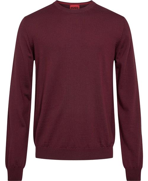 Se HUGO San Cedricm1 Kvinde Dark Pink Sweaters Str XL - hos Magasin ved Magasin